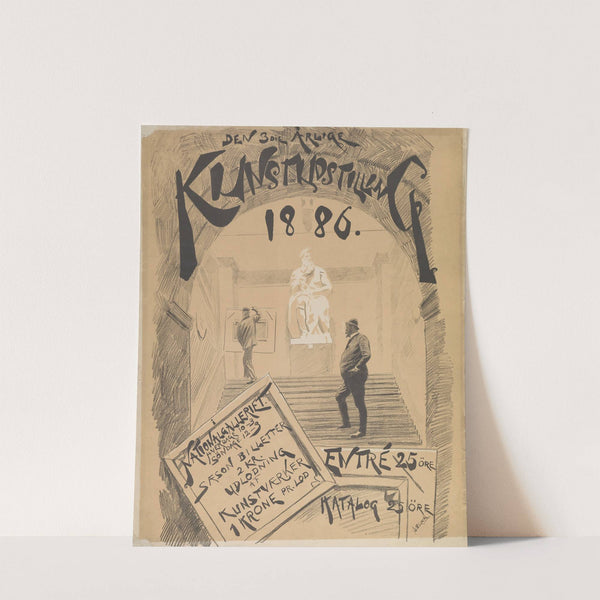 Den 3die Årlige Kunstudstilling 1886 (1886) by Andreas Bloch