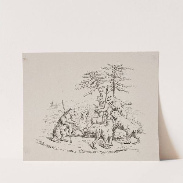 Den bortjagne bjørn by Oluf Olufsen Bagge