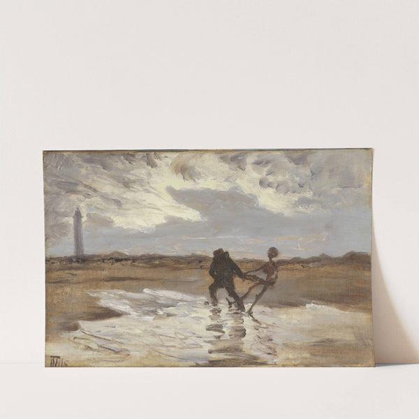 Den druknedes genfærd søger at skaffe havet et nyt offer by Thorvald Niss