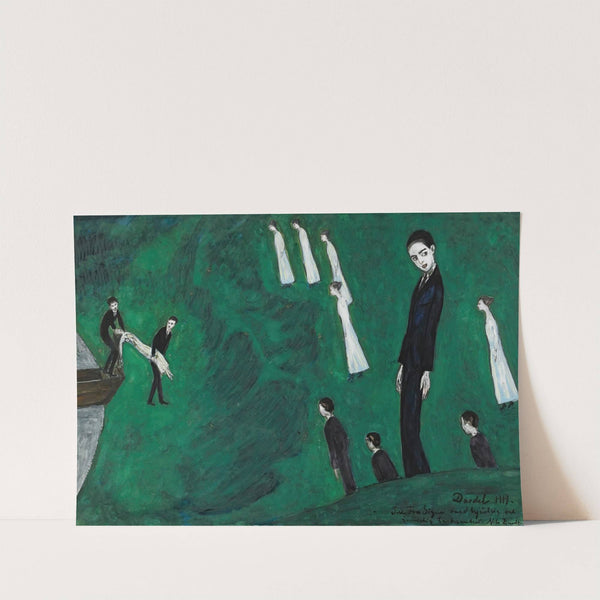 Den drunknade flickan I by Nils Dardel