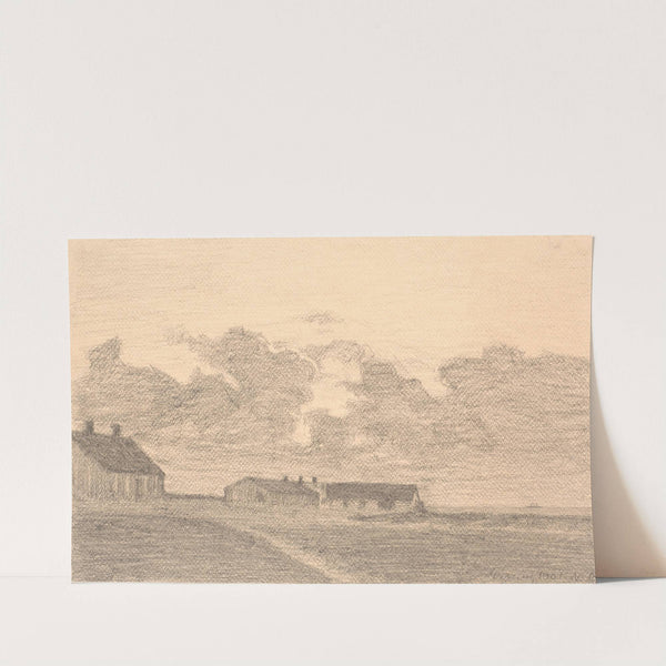 Den gamle gæstgivergård i Ferring (1901) by Niels Bjerre