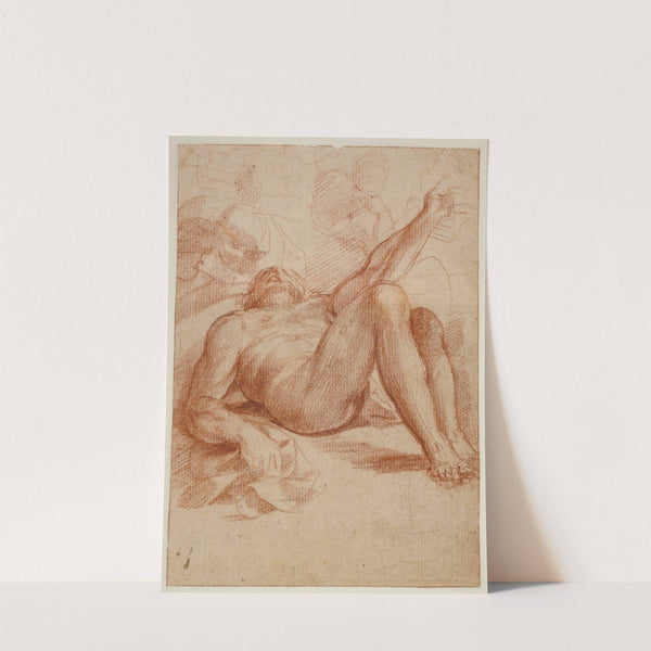 Den hellige Sebastian tilses af kvinderne Efter Hans Baldung Griens Begrædelsen by Guillaume Courtois