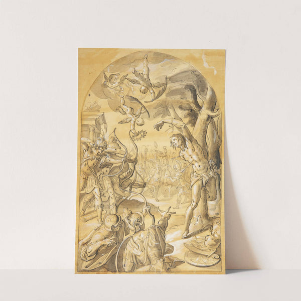 Den hellige Sebastians martyrium by Caspar Menneler