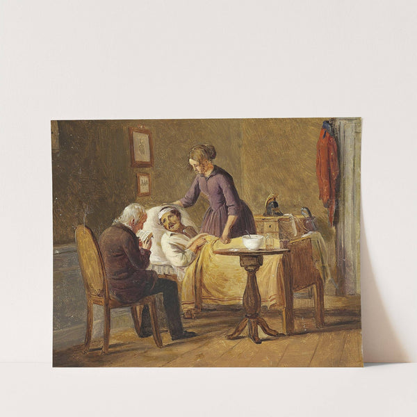 Den sårede soldat by Julius Friedlænder