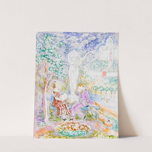 Den sönderslagna statyn by Nils Dardel