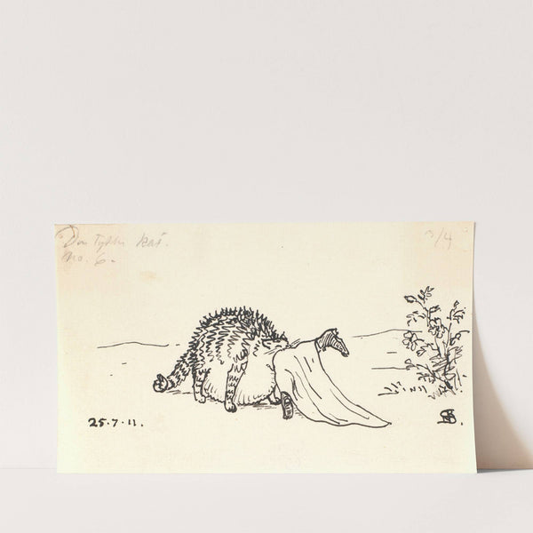 Den tykke kat (1911) by Niels Skovgaard