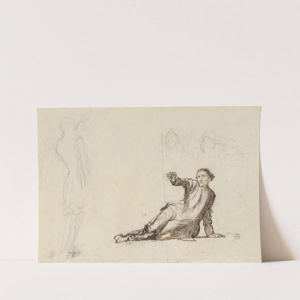 Denis Duval; Death of the Count de Saverne. by Frederick Walker