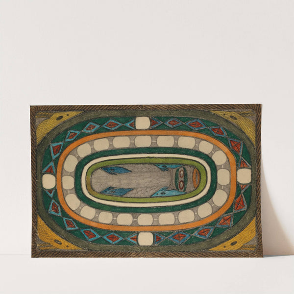 Denkmal und Waappen des Riesen=Stadt=Theils, Täller=Ring, in der Riesen=Stadt, Granada (1928) by Adolf Wölfli