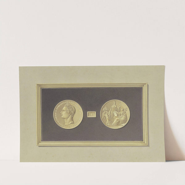 Denkmünze auf das Fest der 25jährigen Regierung Wilhelms, König von Württemberg by Ferdinand Fellner