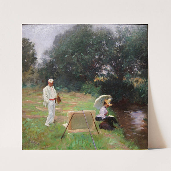 Dennis Miller Bunker Painting at Calcot by John Singer Sargent