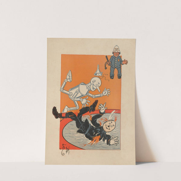 Denslow's Scarecrow and the tin-man Pl.4 by William Wallace Denslow