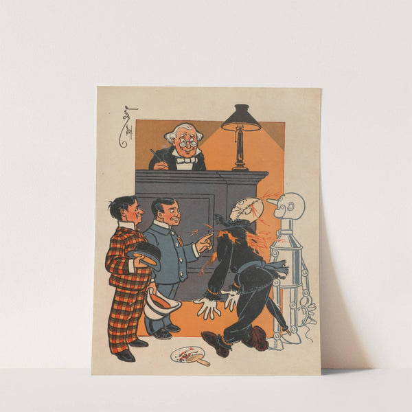 Denslow's Scarecrow and the tin-man Pl.5 by William Wallace Denslow