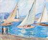 Départ De Régates Dans Le Midi, St. Tropez