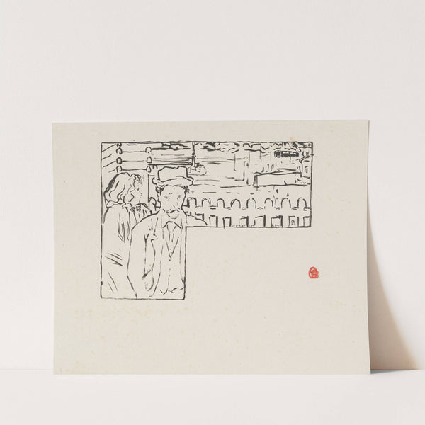 Départ des amis (1893) by Pierre Bonnard