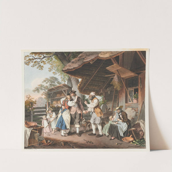 Départ du Soldat Suisse (1778 - 1780) by Sigmund Freudenberger