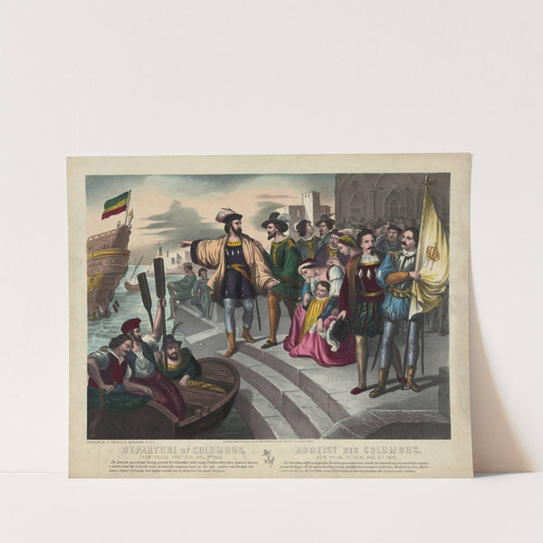 Departure of Columbus… (1869) by Henry Jerome Schile