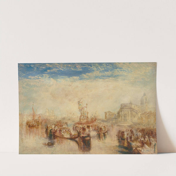 Depositing of John Bellini’s Three Pictures in La Chiesa Redentore, Venice (1841) by Joseph Mallord William Turner