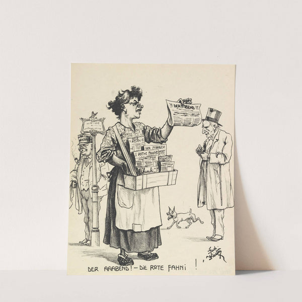 Der Aaabend! – Die rote Fahni! (1921) by Rudolf Kristen