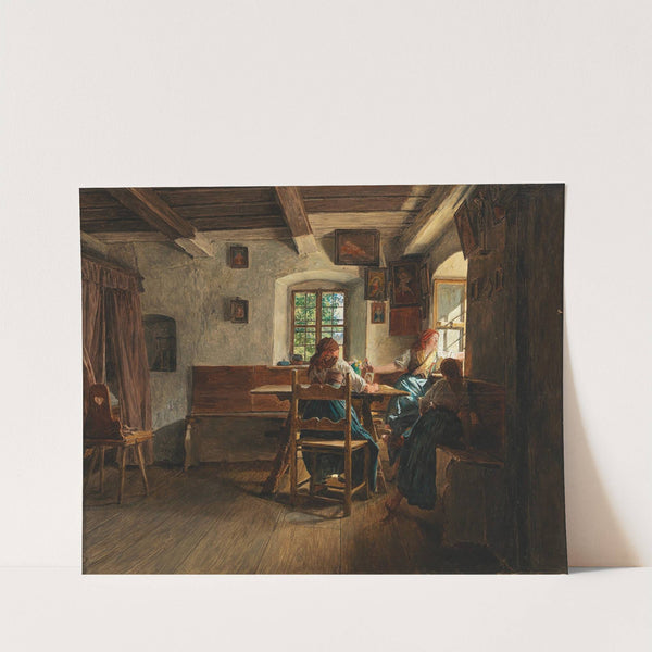 Der Abschied by Ferdinand Georg Waldmüller