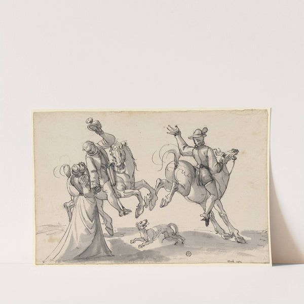 Der Abschied der Kavaliere by Hans Bock the Elder