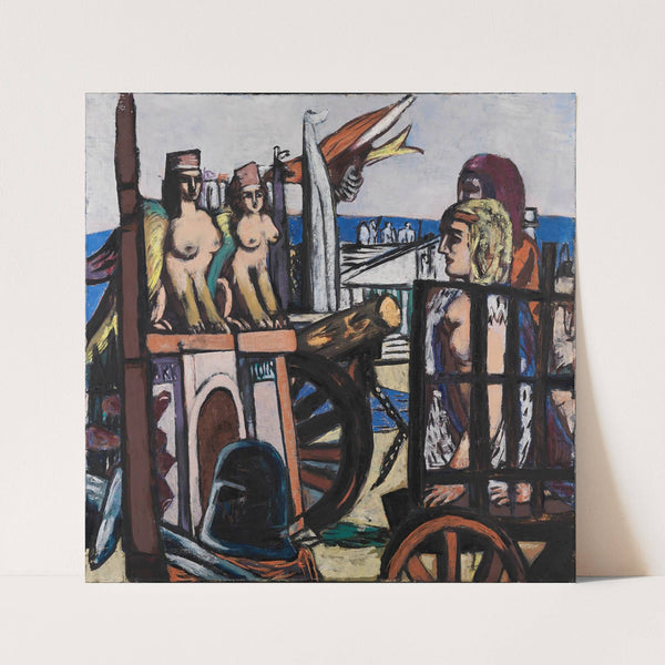 Der Abtransport der Sphinxe (1945) by Max Beckmann