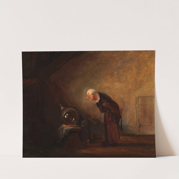 Der Alchimist (Chemicus) (ca 1840) by Carl Spitzweg