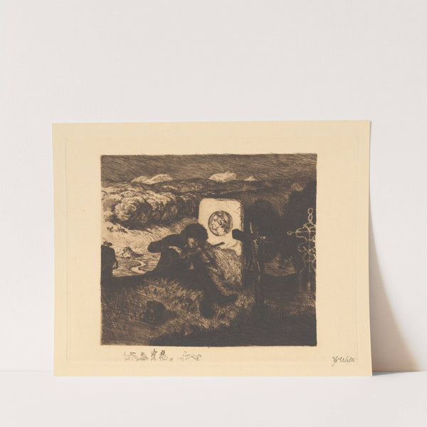 Der alte Geiger (1904) by Albert Welti