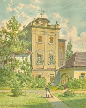 Der alte Hundsturm im 5. Wiener Gemeindebezirk