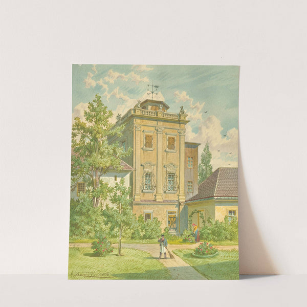 Der alte Hundsturm im 5. Wiener Gemeindebezirk by Franz Gerasch