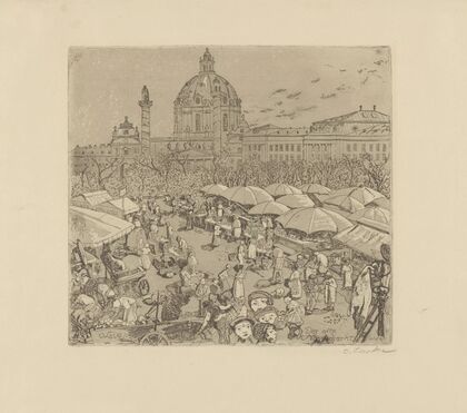 Der alte Naschmarkt (1900)