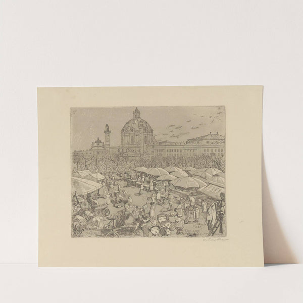 Der alte Naschmarkt (1900) by Oskar Laske