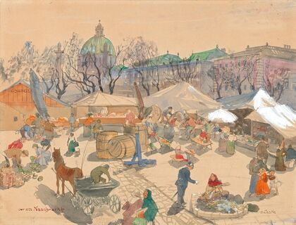 Der alte Naschmarkt, Vienna