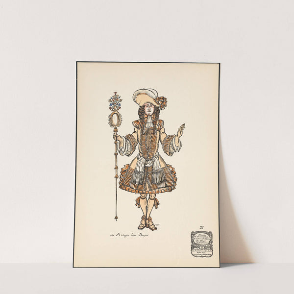 Der Ansager beim Souper by Ernst Stern