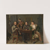 Der Architekt Friedrich Eisenlohr im Kreise seiner Freunde by Friedrich Mosbrugger