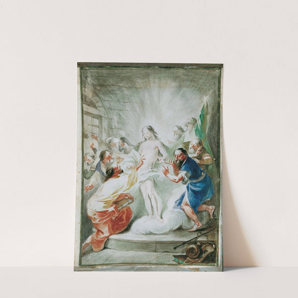 Der auferstandene Christus erscheint den Jüngern by Joseph Winterhalder the younger