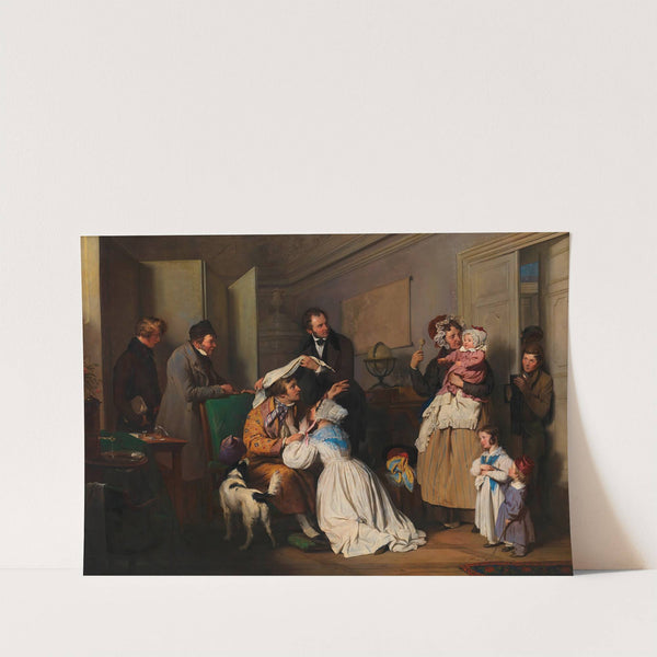 Der Augenarzt by Josef Danhauser