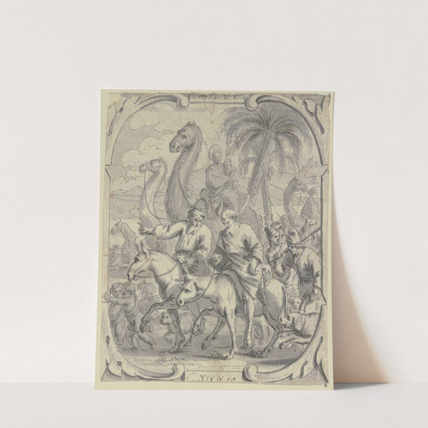 Der Auszug Abrahams und Lots aus Haran by Johann Jakob von Sandrart