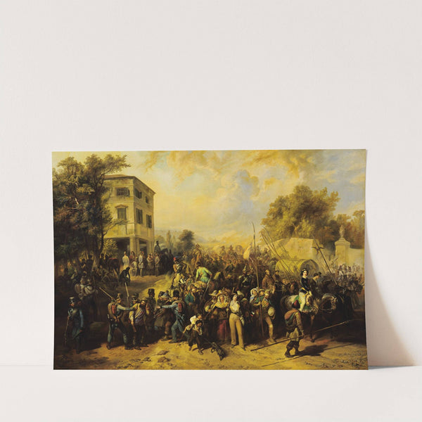 Der Auszug der Römer aus Vicenza by Peter Johann Nepomuk Geiger