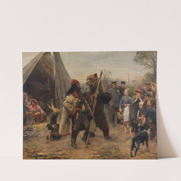 Der Bärenführer (1890) by Paul Friedrich Meyerheim