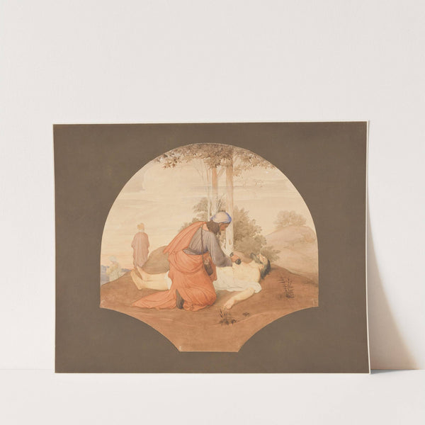Der barmherzige Samariter – Selig die Barmherzigen (1837-1838) by Eduard von Steinle