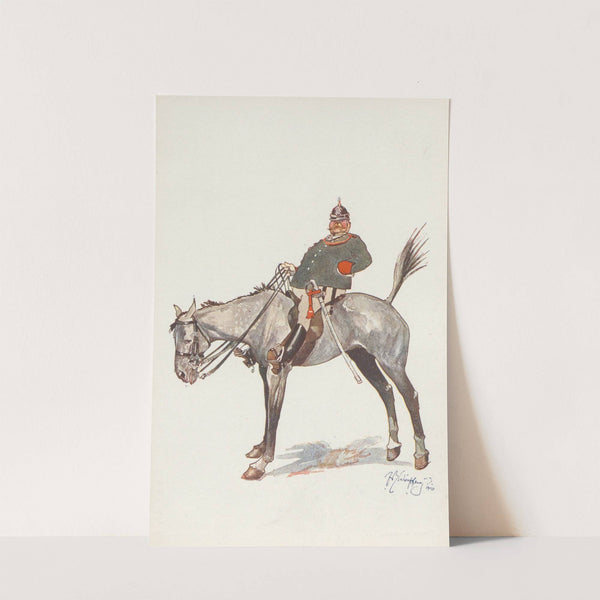 Der berittene Wachmann (1910) by Fritz Schönpflug