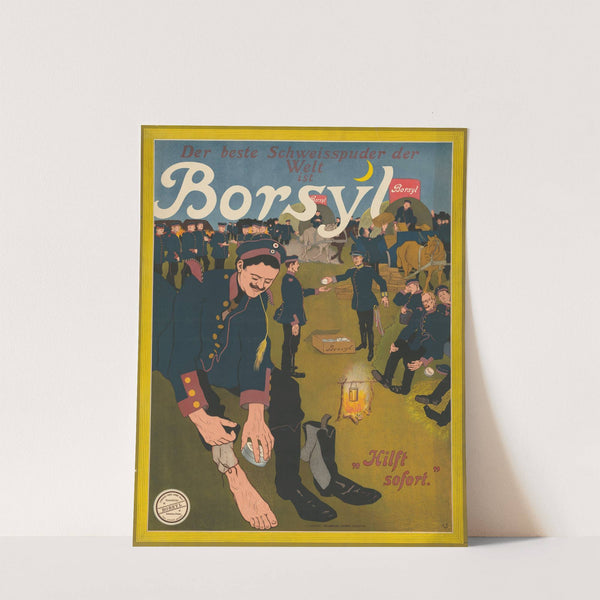 Der beste Schweißpuder der Welt – Borsyl (ca. 1900 - 1914) by Hollerbaum & Schmidt
