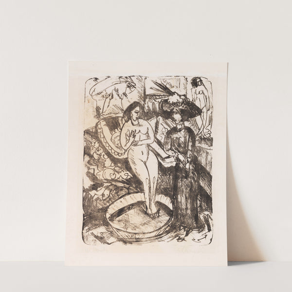 Der Besuch der Freundin (1912) by Ernst Ludwig Kirchner