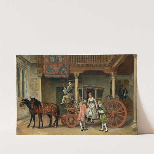 Der Besuch by Ignacio De León Y Escosura