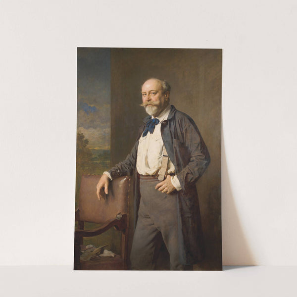 Der Bildhauer Rudolf Weyr by Heinrich von Angeli