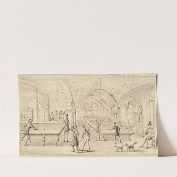 Der Billardsaal des ‘Wiener Café’ an der Ecke Neuer Markt und Plankengasse in Wien by Michael Stohl