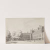 Der ‘Binnenhof’ in Den Haag (ca 1740-1749) by Cornelis Pronk