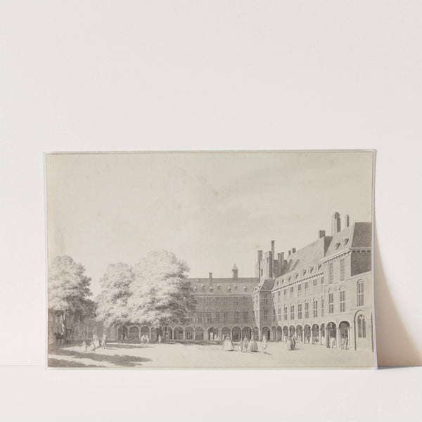 Der ‘Binnenhof’ in Den Haag (ca 1740-1749) by Cornelis Pronk