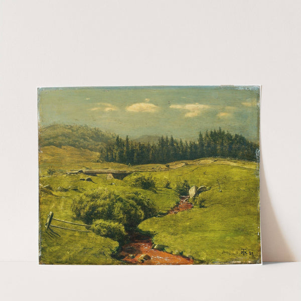 Der braune Bach (1882) by Hans Thoma