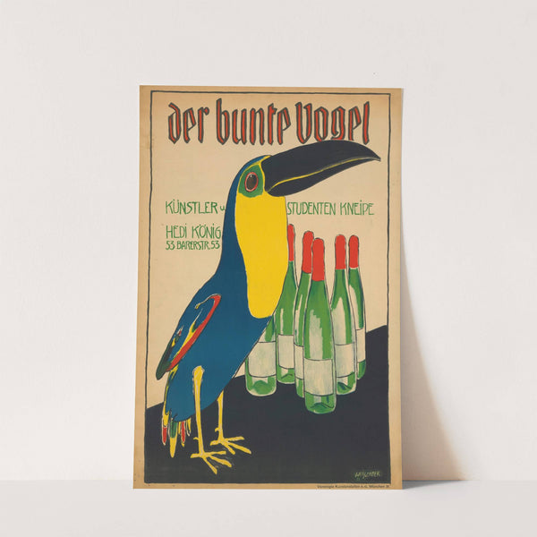 Der bunte Vogel Künstler- und Studentenkneipe Hedi König 2 (1911) by Albert Weisgerber